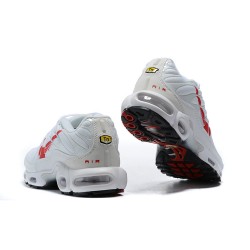 Nike Air Max Plus Tn Men White Red CU3454-100 Sneakers