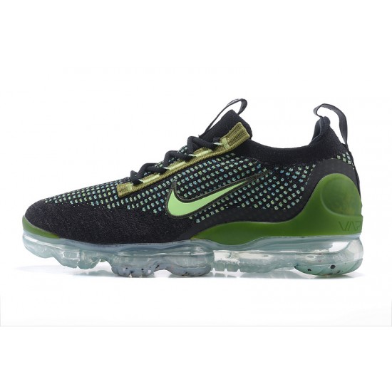 Nike Air VaporMax 2021 Flyknit W/M Black Green DQ7640-001 Sneakers