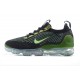 Nike Air VaporMax 2021 Flyknit W/M Black Green DQ7640-001 Sneakers