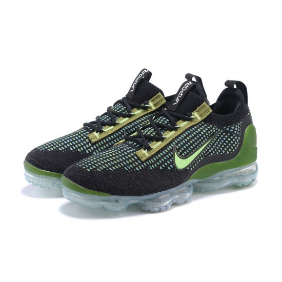 Nike Air VaporMax 2021 Flyknit W/M Black Green DQ7640-001 Sneakers