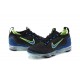 Nike Air VaporMax 2021 Flyknit W/M Black Green and Blue Sneakers