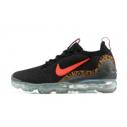 Nike Air VaporMax 2021 Flyknit W/M Black Red Sneakers