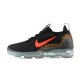 Nike Air VaporMax 2021 Flyknit W/M Black Red Sneakers