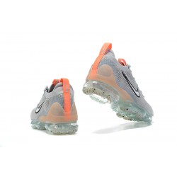 Nike Air VaporMax 2021 Flyknit W/M Grey Orange DH4084-002  Sneakers