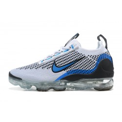 Nike Air VaporMax 2021 Flyknit W/M White Blue DM0025-001 Sneakers