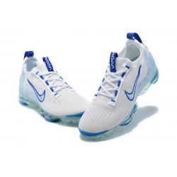 Nike Air VaporMax 2021 Flyknit W/M White and Blue Sneakers