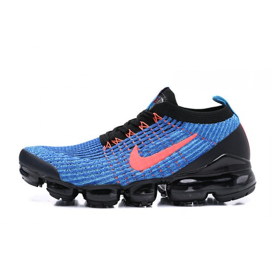 Nike Air VaporMax Flyknit 3 W/M Black Blue Sneakers AJ6900-015