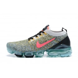 Nike Air VaporMax Flyknit 3 W/M Black Green Sneakers AJ6910-104