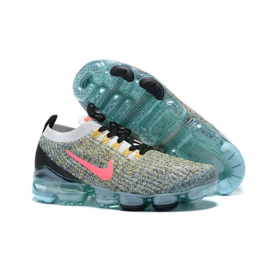 Nike Air VaporMax Flyknit 3 W/M Black Green Sneakers AJ6910-104