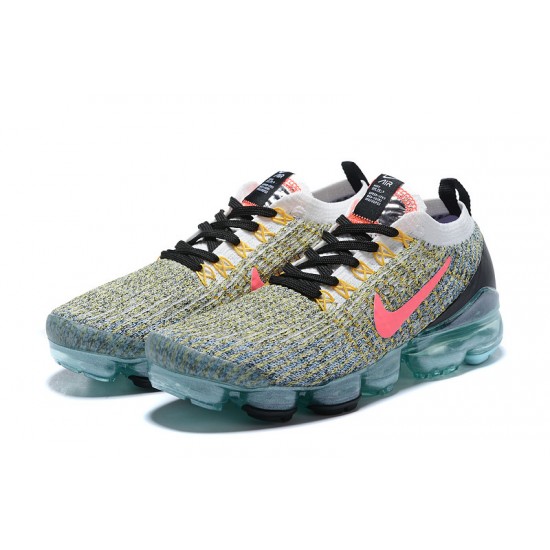 Nike Air VaporMax Flyknit 3 W/M Black Green Sneakers AJ6910-104