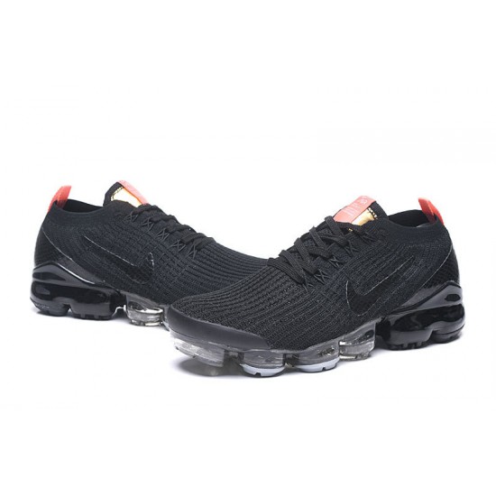 Nike Air VaporMax Flyknit 3 W/M Black Orange Sneakers