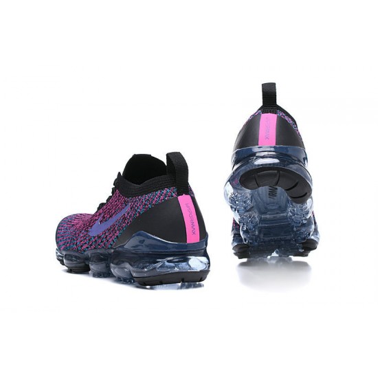 Nike Air VaporMax Flyknit 3 W/M Black Purple Sneakers AJ6900-009