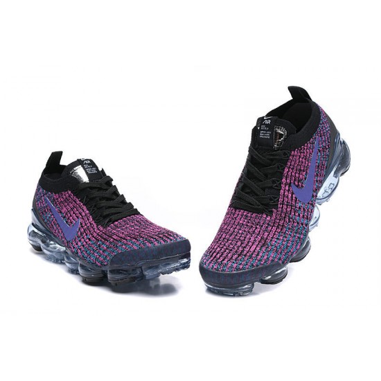 Nike Air VaporMax Flyknit 3 W/M Black Purple Sneakers AJ6900-009