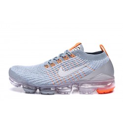 Nike Air VaporMax Flyknit 3 W/M Grey Orange Sneakers AJ6900-003