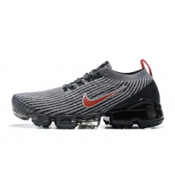 Nike Air VaporMax Flyknit 3 W/M Grey Red Sneakers AJ6900-012