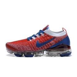 Nike Air VaporMax Flyknit 3 W/M Red Blue Sneakers CW5585-100