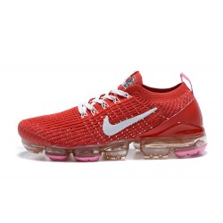 Nike Air VaporMax Flyknit 3 W/M Red White Sneakers CU4756-600