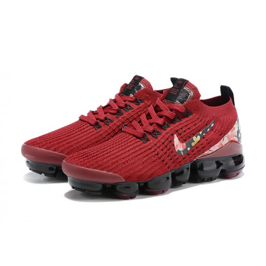 Nike Air VaporMax Flyknit 3 WMNS Red Black Sneakers CT1274 -600