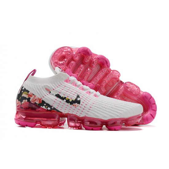 Nike Air VaporMax Flyknit 3 WMNS White Pink Sneakers AJ6910-601