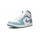 Nike Air Jordan 1 Mid Womens UNC BQ6472-141 Shoes