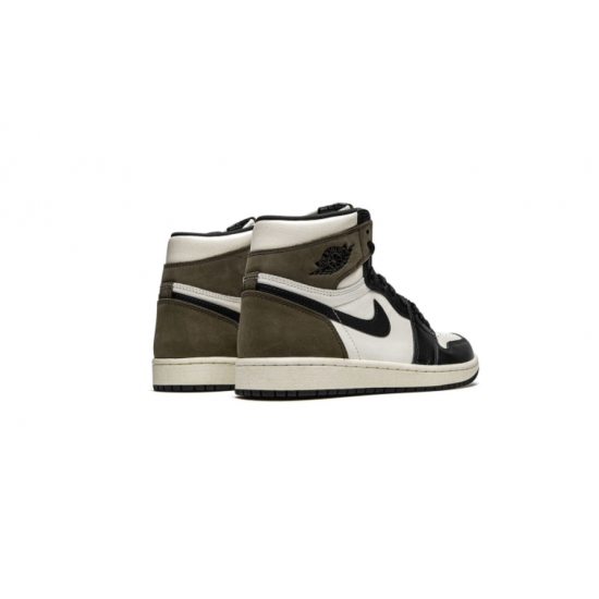 LJR Jordans 1 High OG Dark Mocha SAIL/DARK MOCHA-BLACK-BLACK Shoes 575441 105