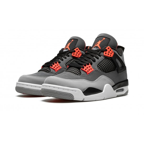 Nike Air Jordan 4 Retro Mens Infrared DH6927-061 Shoes