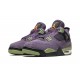 Nike Air Jordan 4 Retro Womens Canyon Purple AQ9129-500 Shoes