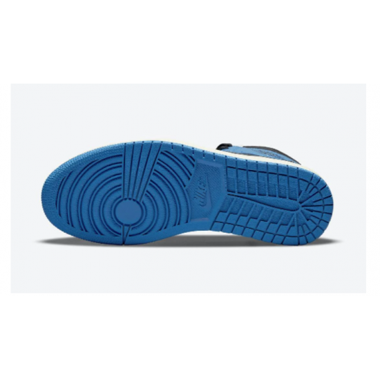 LJR Jordans 1 High OG SP Fragment Design x Travis Scott Blue Shoes DH3227 105