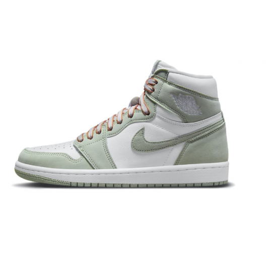 LJR Jordans 1 High Seafoam/Healing Green/White Shoes CD0461 002