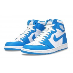 LJR Jordans 1 RETRO HIGH OG 'UNC' Blue Shoes 555088 117