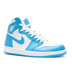 LJR Jordans 1 RETRO HIGH OG 'UNC' Blue Shoes 555088 117