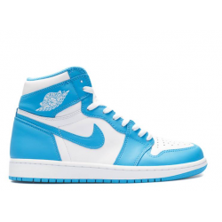 LJR Jordans 1 RETRO HIGH OG 'UNC' Blue Shoes 555088 117