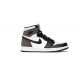 LJR Jordans 1 High Dark Mocha Black White Brown Shoes 555088 105