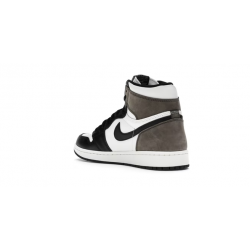 LJR Jordans 1 High "Dark Mocha" Black White Brown Shoes 555088 105 