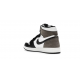 LJR Jordans 1 High Dark Mocha Black White Brown Shoes 555088 105